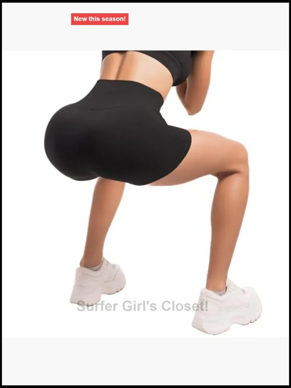 2 Pack High Waisted Biker Shorts with Tummy Control for Yoga Gym